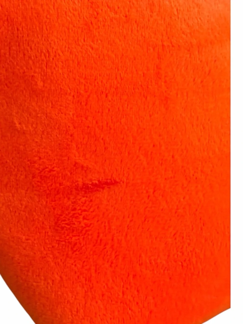 Juicy Couture Orange Velour Rhinestone Cosmetic Makeup Bag Y2K